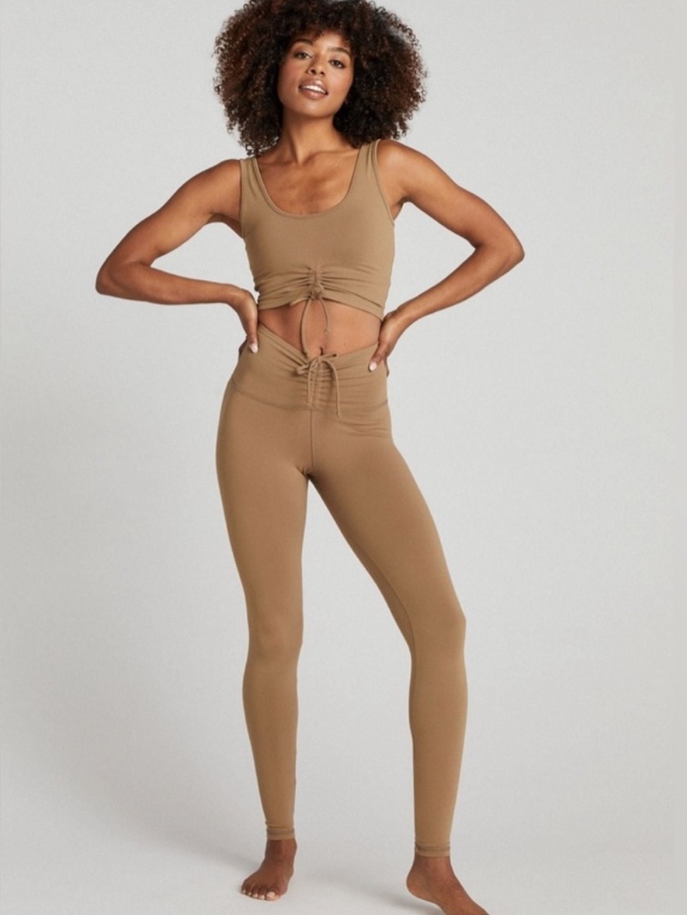 Strut this Lovers tobacco tan set